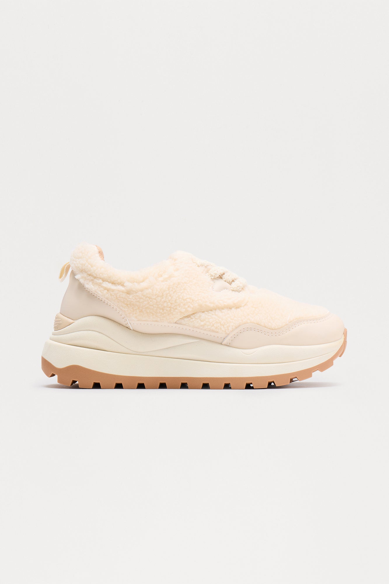 Hutch Sherpa Sneakers - Beige