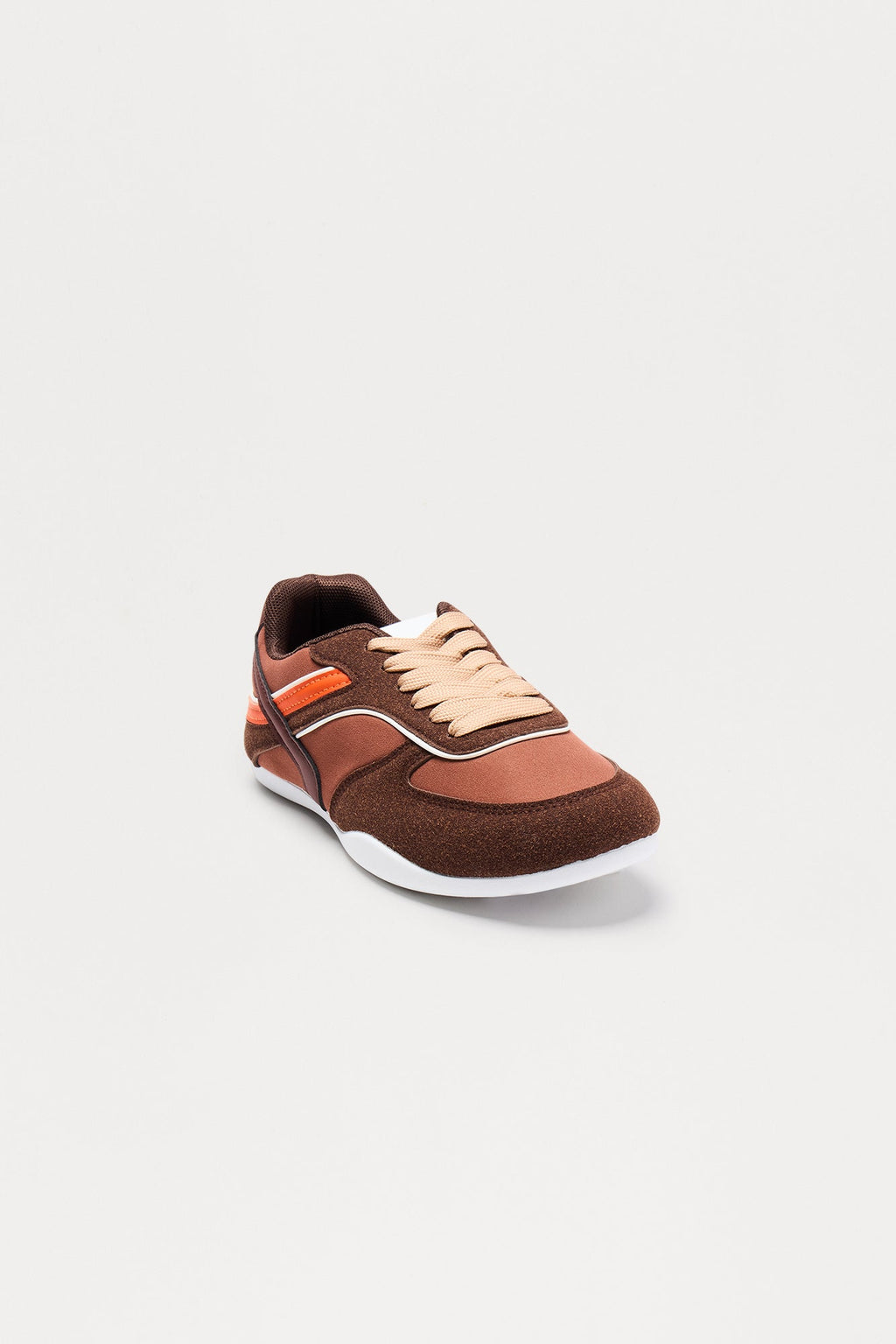 Strike Faux Suede Sneakers - Mocha